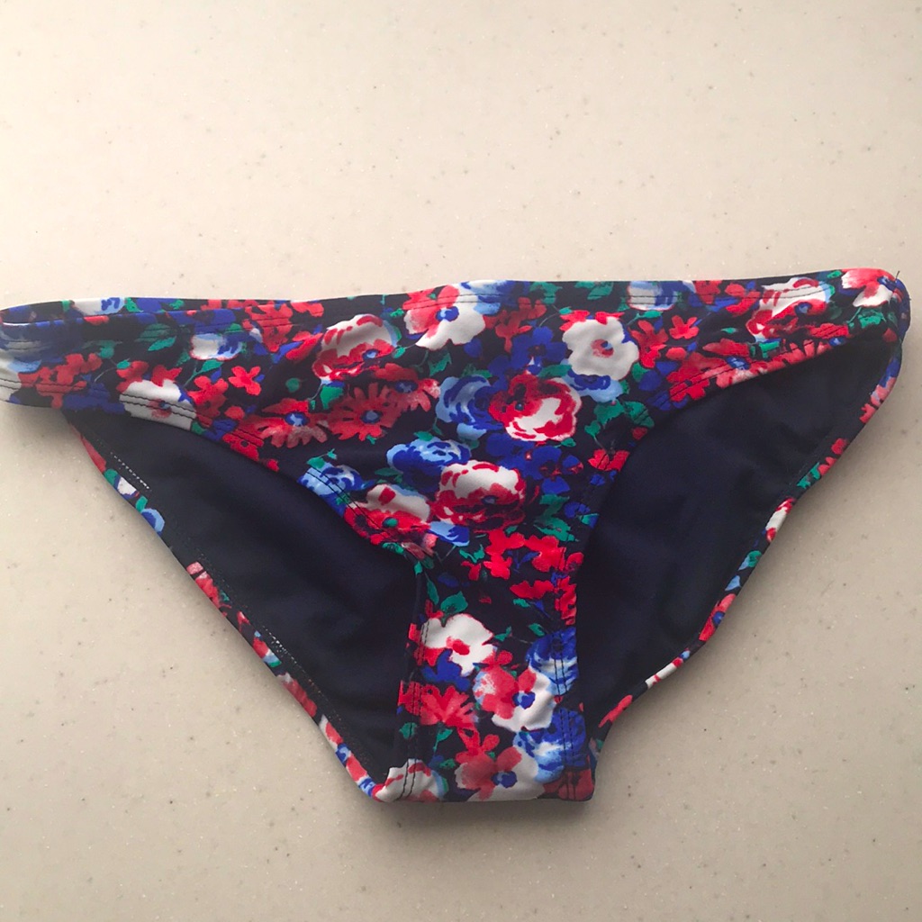 Flower Pattern Bikini Bottom